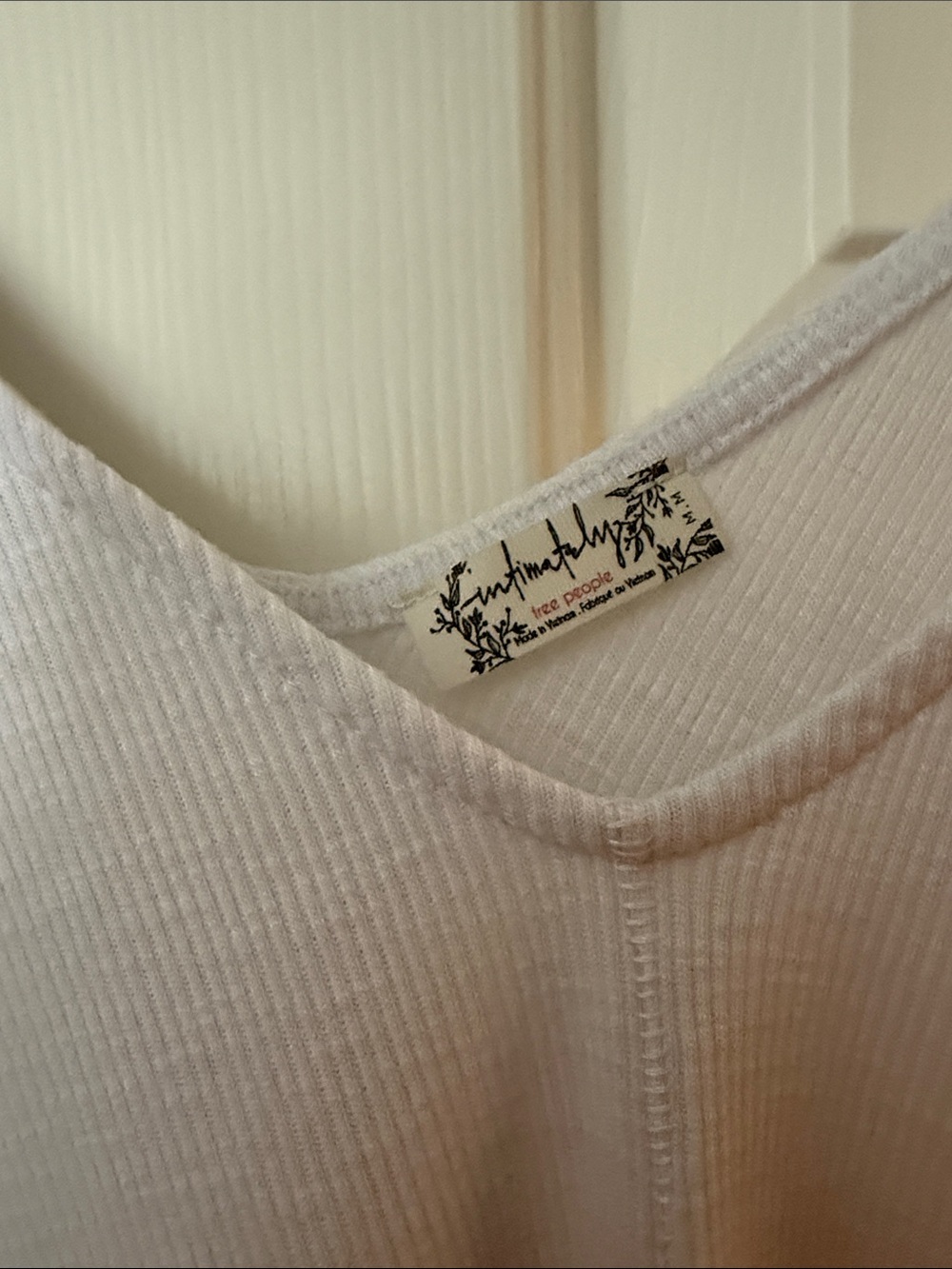 Free People Lavender V-Neck Ribbed Cami - Picture 2 of 6